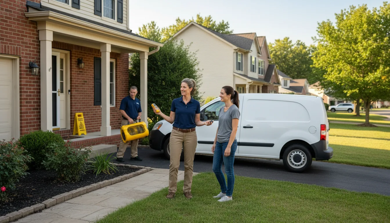 Water restoration image for Flood Water Cleanup, Removal And Restoration Services in Covington, KY